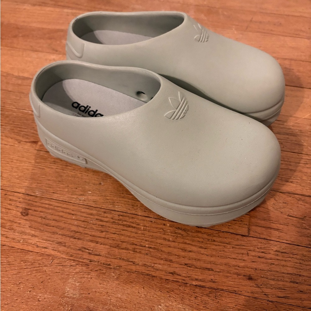 Adidas Adifom Stan Smith Mules Light Green - Picture 2 of 4